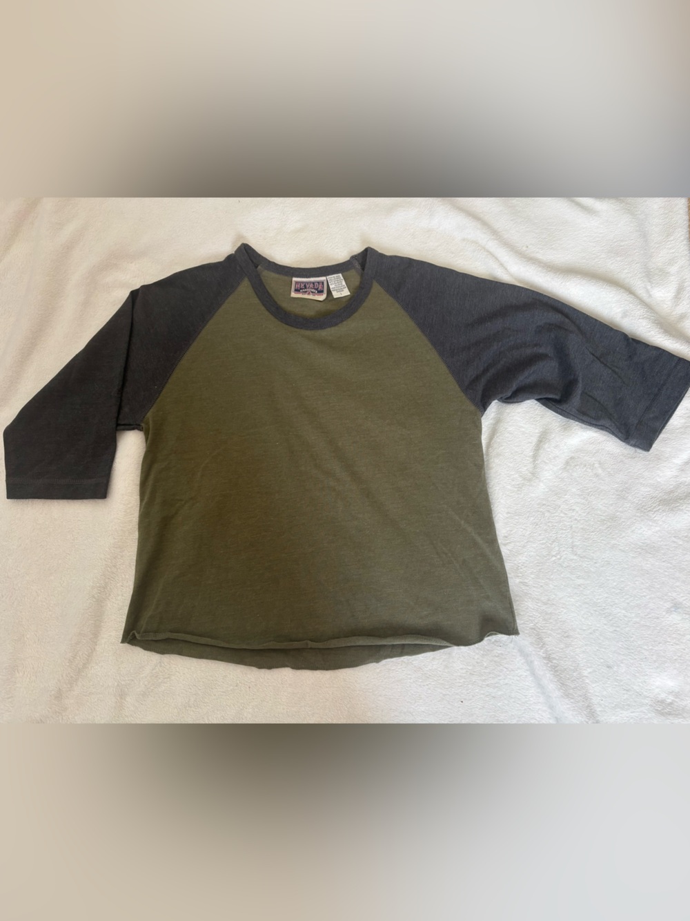 Vintage Nevada two-toned long sleeve tee